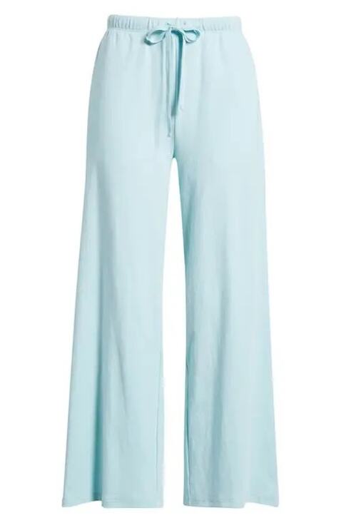 Eileen Fisher Other - EILEEN FISHER  Organic Cotton Wide Ankle Pants in Pool Blue Size L
